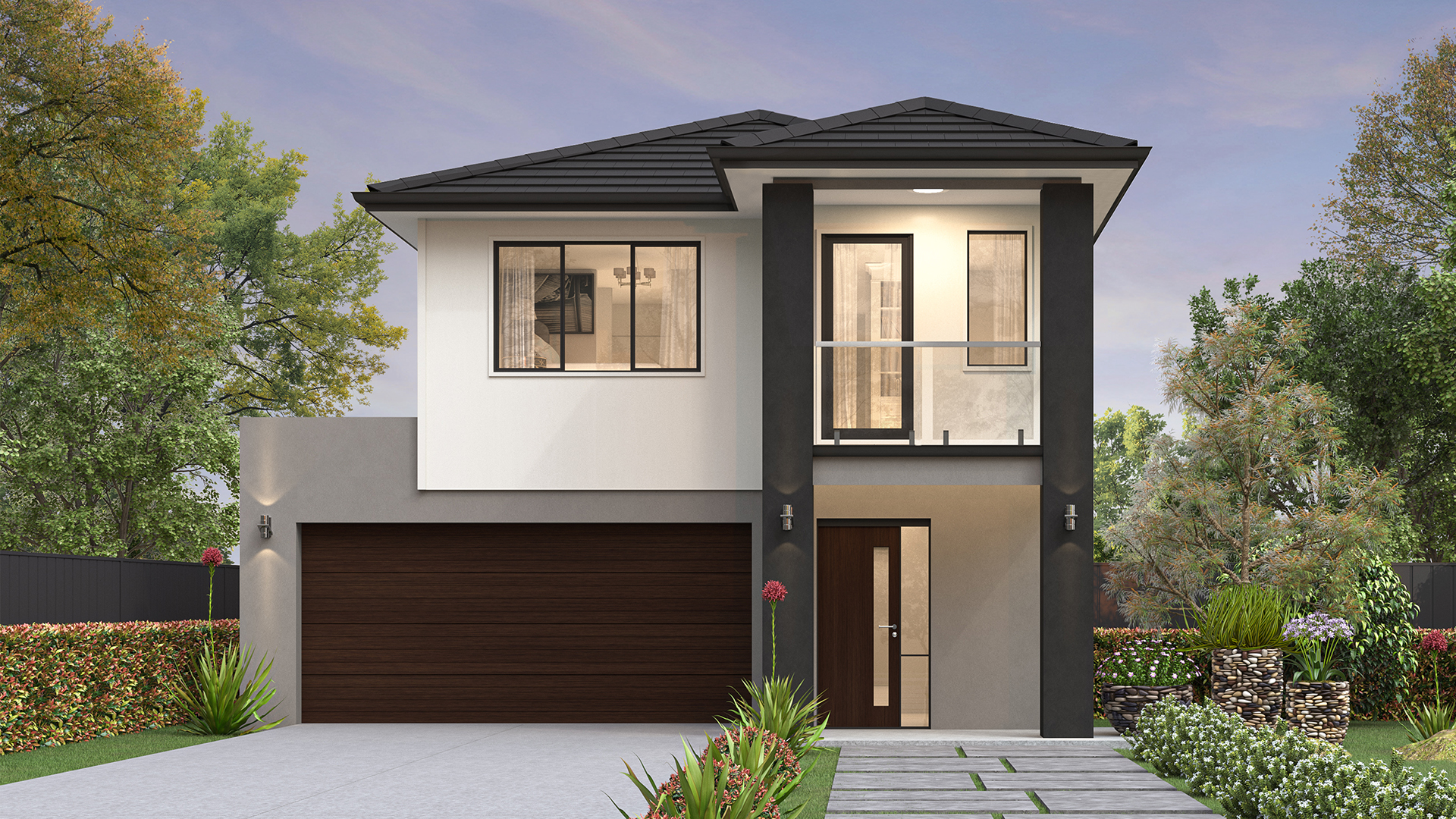 10.5m wide CONTEMPORARY TiledRoof BuildOver 1920x1080px