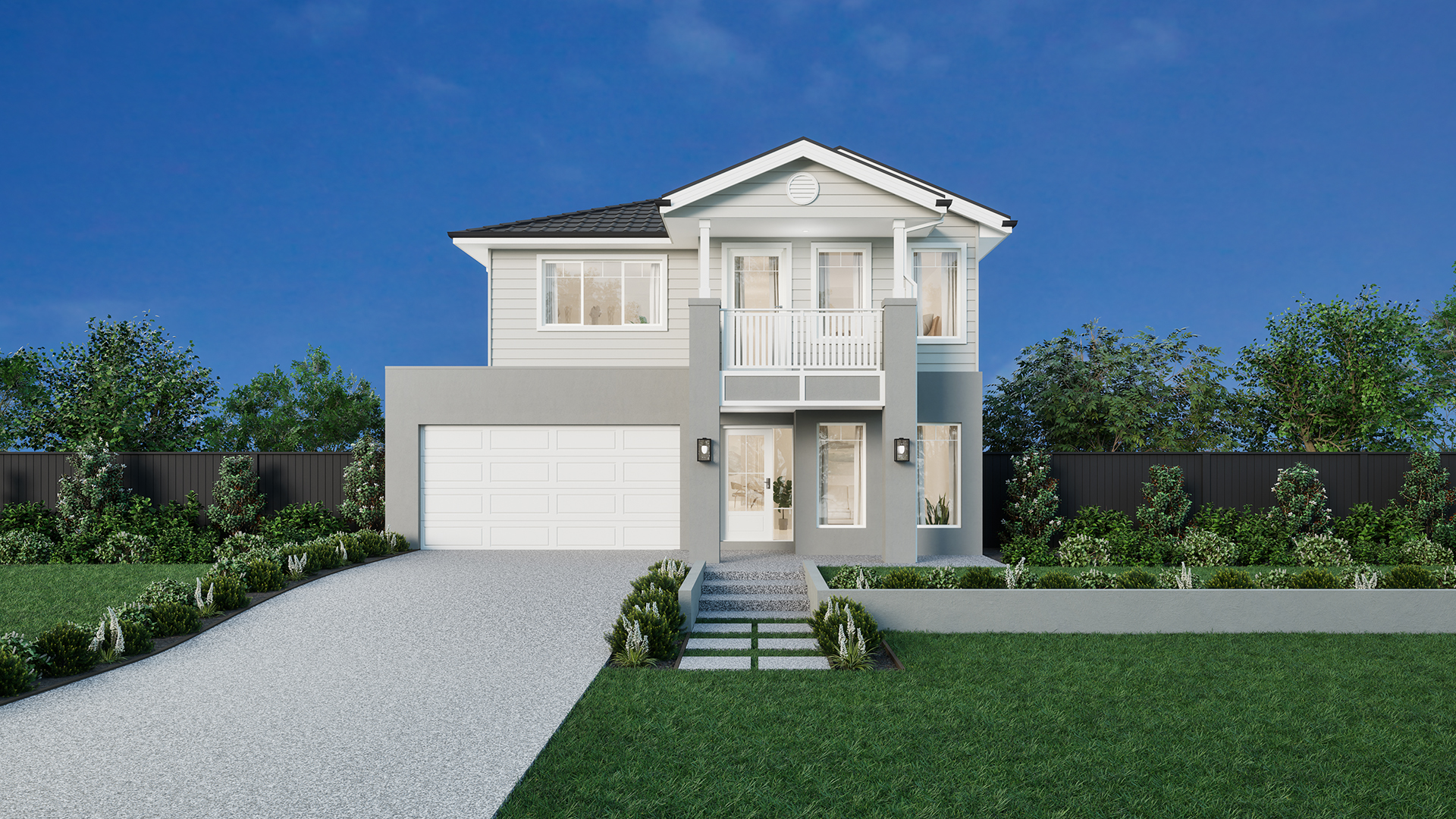 12.5m wide BRIDGEHAMPTON TiledRoof BuildOver 1920x1080px