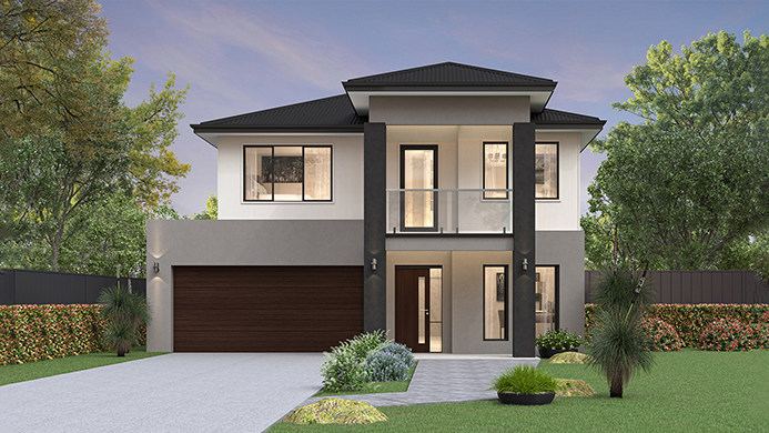 12.5m wide CONTEMPORARY Colorbond BuildOver 693x390px