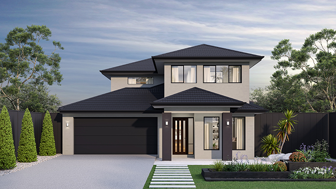 12.5m wide CONTEMPORARY NB TiledRoof 693x390px