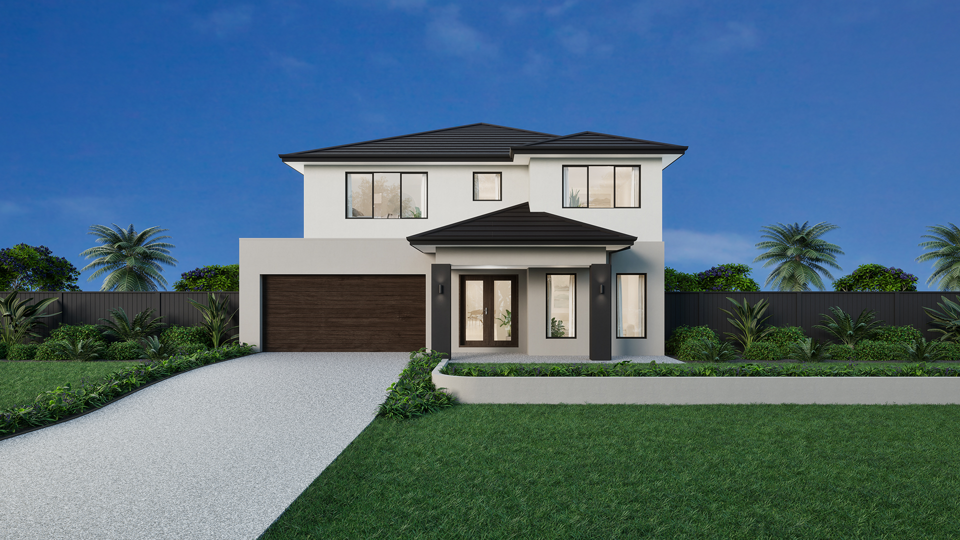 14m wide CONTEMPORARY NB TiledRoof BuildOver 1920x1080px