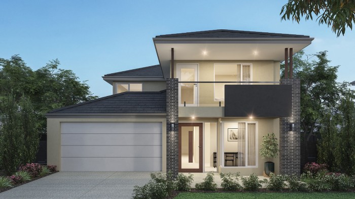 Double Modern Facade