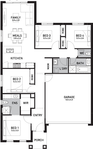 Lenado 18 4 Bed Rear Flip v9