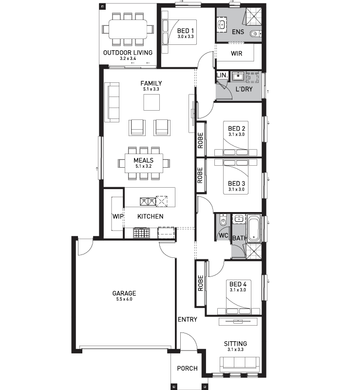 Caulfield 199 LHS static